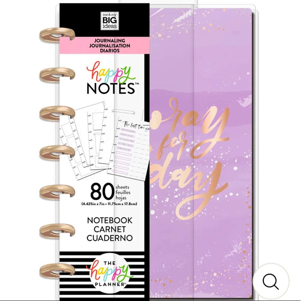 The Happy Planner Mini Guided Journal - (Hooray For Today).